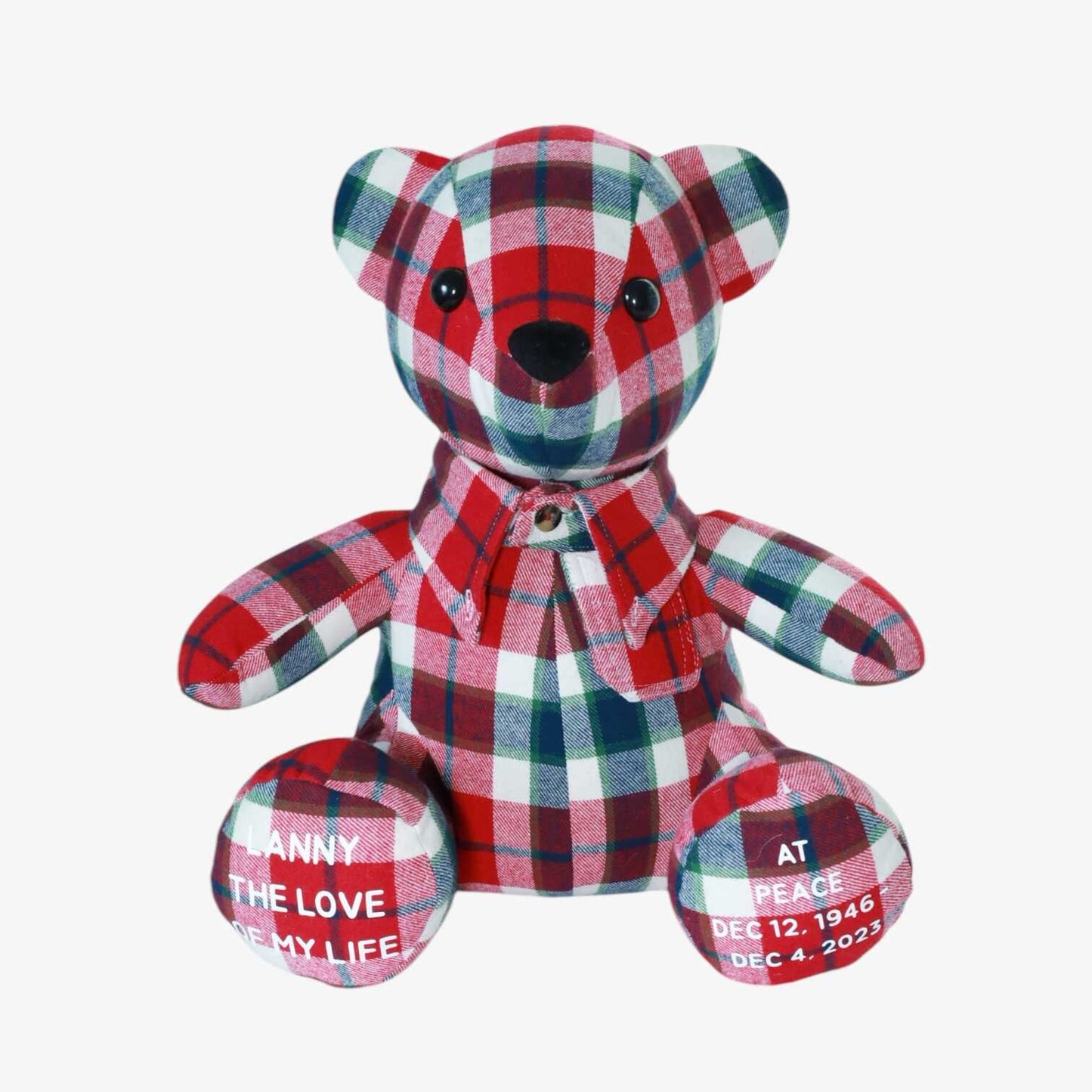 One Shirt Memorial Teddy Bear