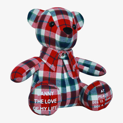 One Shirt Memorial Teddy Bear